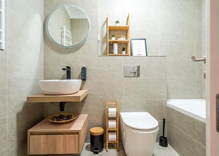 Apartament The Evergreen 1br With Parking, Netflix - Romexpo, Piața Presei, Expoziției Bucureşti