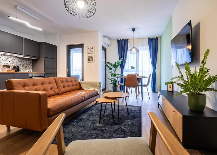 Apartmán The Evergreen With Parking & Netflix - Romexpo, Piata Presei, Expozitiei, Herastrau *