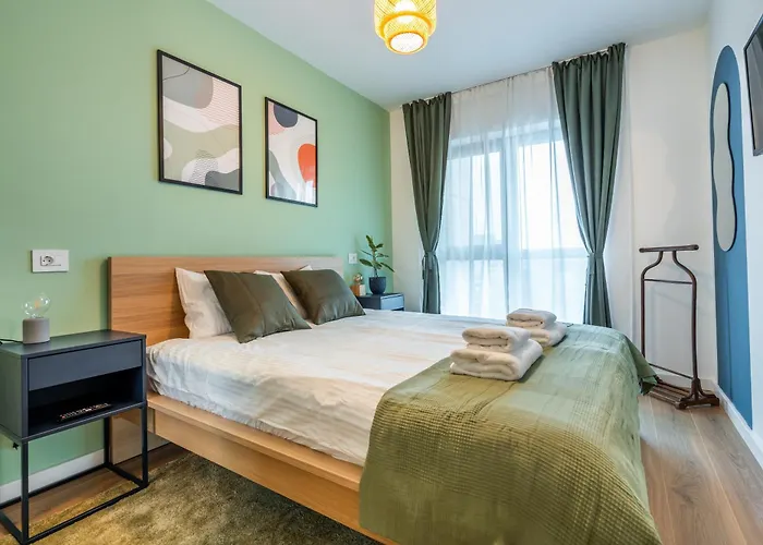The Evergreen With Parking & Netflix - Romexpo, Piata Presei, Expozitiei, Herastrau Apartmán *